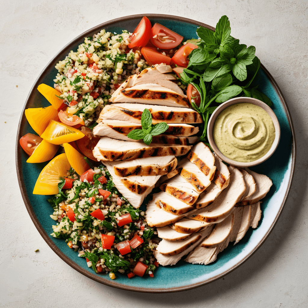 Intermittent fasting nutrient-dense meal with balanced macros for compressed eating window